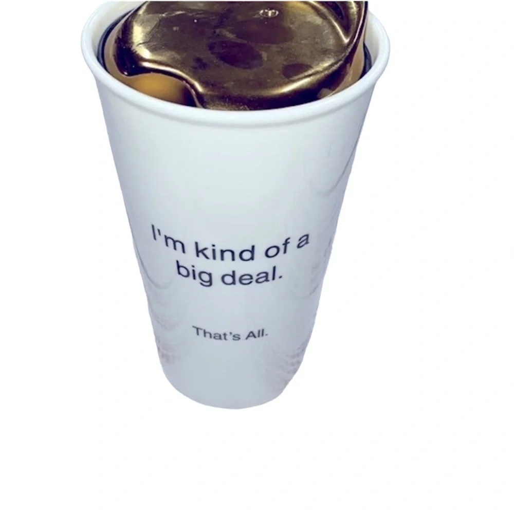 I’m kind of a big deal ceramic coffee tumbler/cup